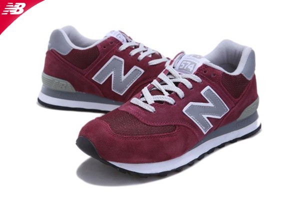 new balance rouge bordeaux gris